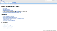 Desktop Screenshot of imapwiki.org