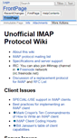 Mobile Screenshot of imapwiki.org
